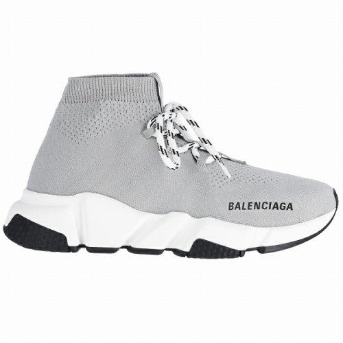 balenciaga/巴黎世家 女士灰色时尚袜子鞋运动鞋高帮休闲鞋女鞋