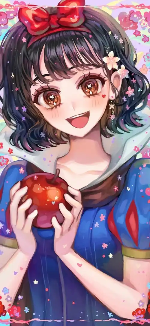 迪士尼公主手绘美图高清手机壁纸