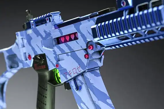 《严阵以待》g36c亚绮罗森皮肤mod