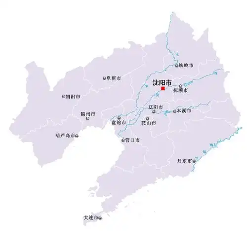 辽宁省地图矢量素材eps格式