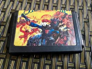 世嘉 sega md 西部牛仔 落日骑士 经典游戏 大黑卡