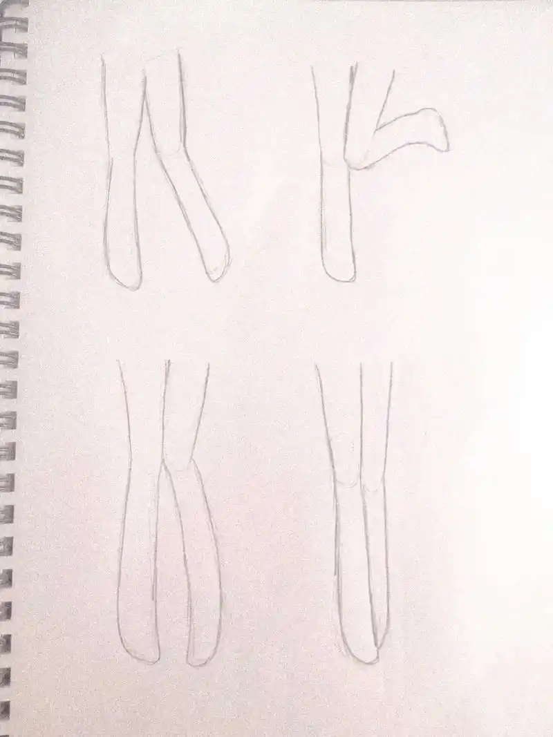 突然悟了怎么画腿(人多或许可以出教程)