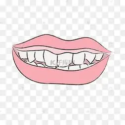露牙齿嘴唇