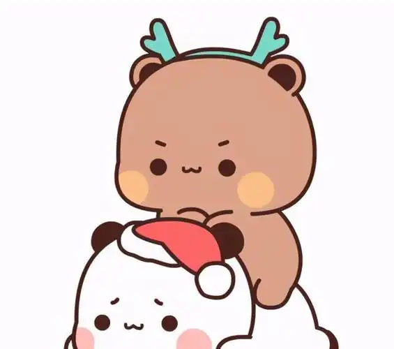 熊猫头像情侣专用【可爱的一二情侣头像】