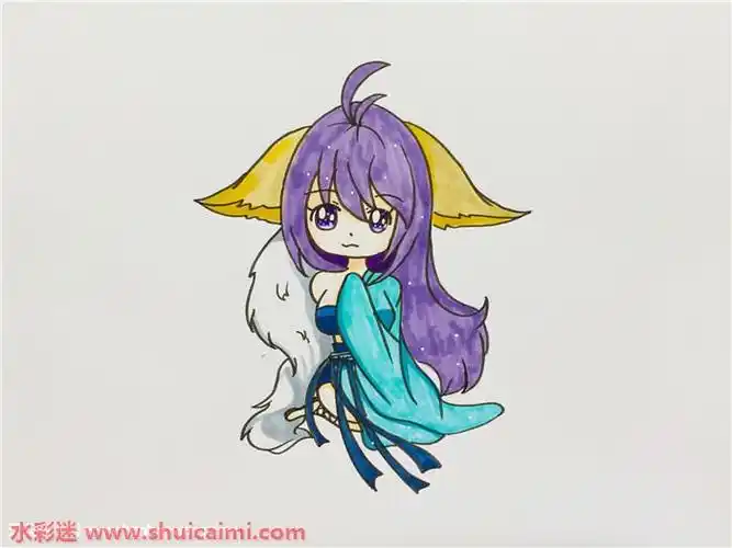 涂山雅雅怎么画涂山雅雅简笔画图片大全