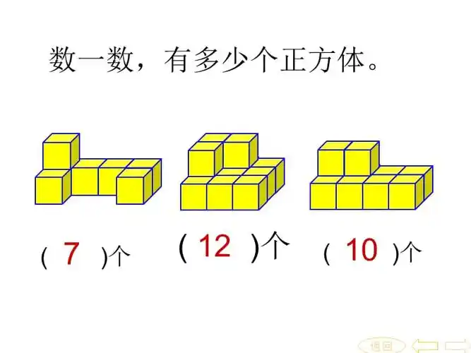 数正方体个数