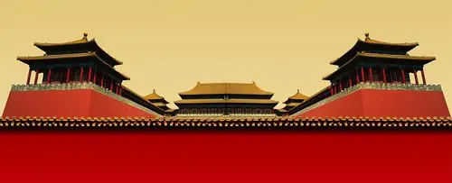 中国皇宫大气背景