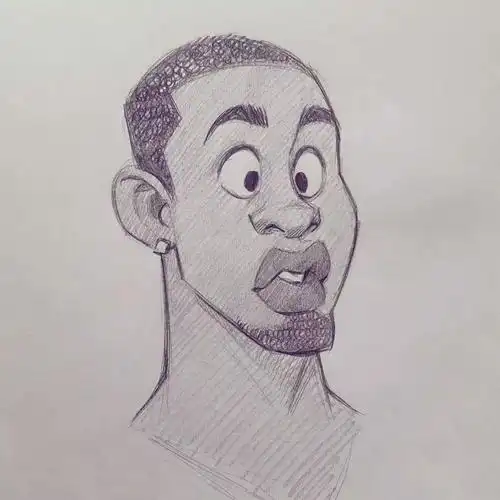 超级适合临摹的速写表情收藏