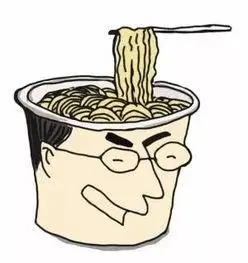 泡面简笔画桶装泡面简笔画