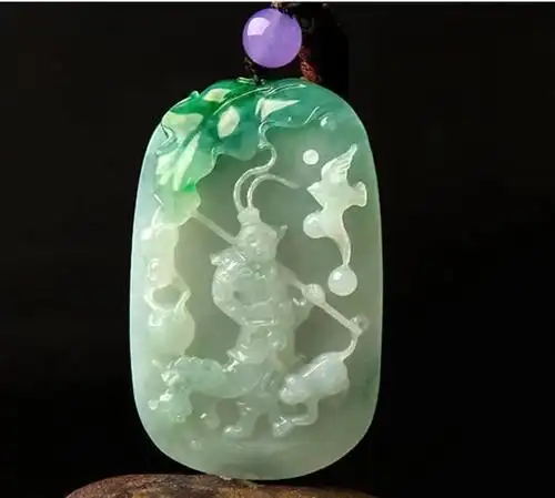 大圣归来是翡翠里很常见的一种题材,尤其是近几年特别流行,大圣说的就