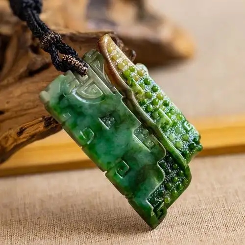 天然翡翠吊坠挂件仿古冰种xxz3804颈饰