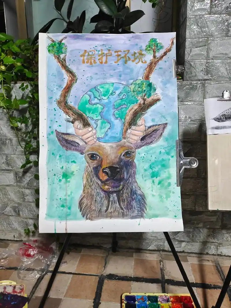 保护环境海报! - 抖音