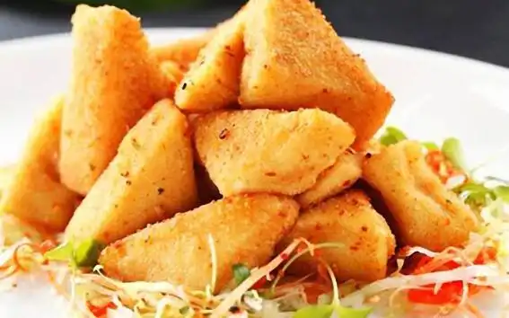 中新家常菜馆培训脆皮豆腐的做法