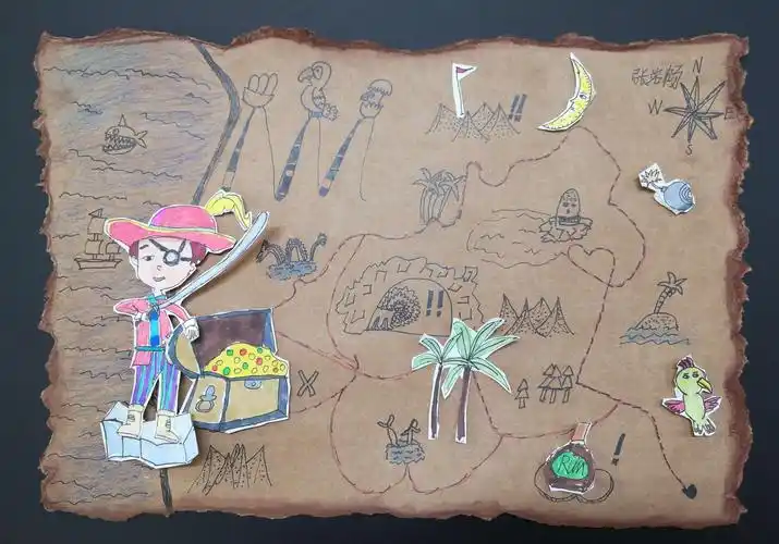 优彩少儿美术大师班第31轮《藏宝图》