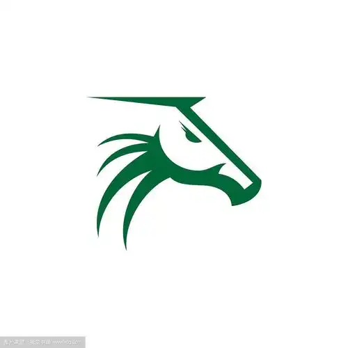 创意马头标志图标符号矢量设计插图