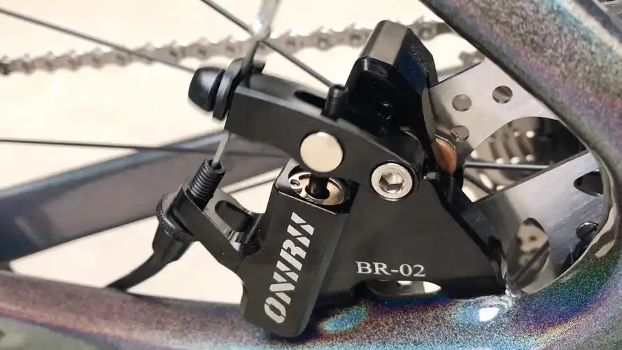 onirii奥利尼自行车线拉油碟刹车安装测试双边制动淘宝见