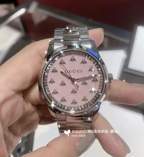 gucci手表70一款贩卖着粉色少女的温柔