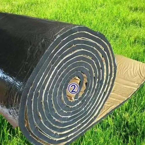 棉膜热板楼顶顶楼橡塑材料阳光防晒隔热屋顶防水房顶保温