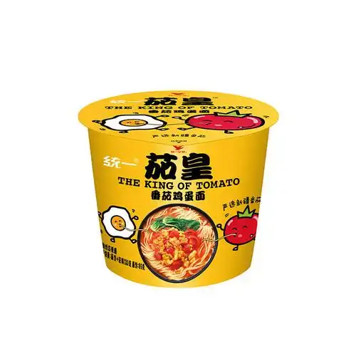 统一茄皇番茄鸡蛋面茄皇牛肉面汤达人日式豚骨桶装方便面速食泡面
