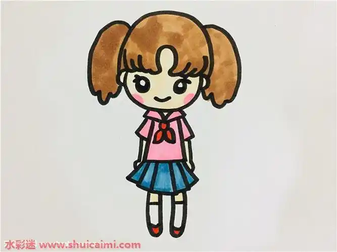 饭小学生简笔画大全怎么画女孩小女孩简笔画小女孩头部简笔画步骤教学