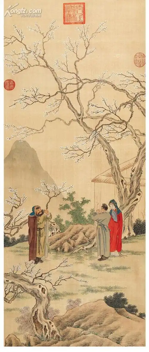 清-冷枚绘画作品欣赏