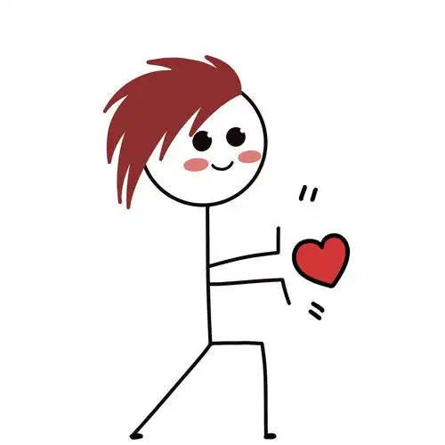 火柴人情侣头像