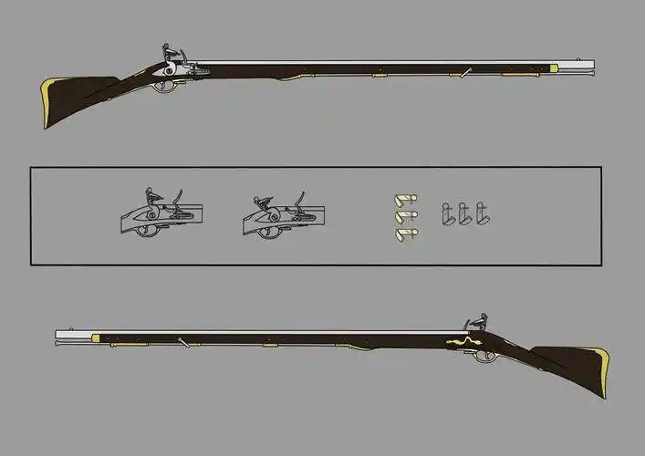 褐贝斯p1730燧发枪量产型(1730)