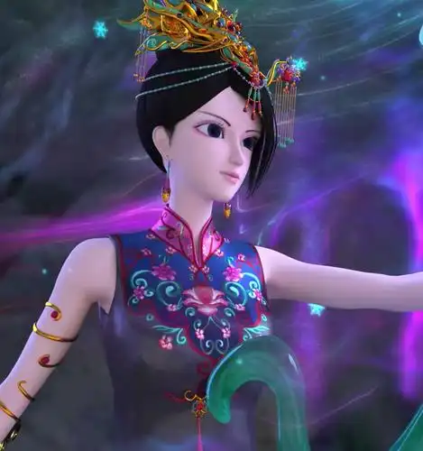 来自《精灵梦叶罗丽》的辛灵店长,当她释放元神时,也释放了她的美,她