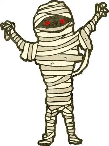 折纸万圣节木乃伊 手工折纸大全-蒲城教育文学网