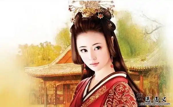 汉文帝刘恒的皇后窦漪房模拟画像