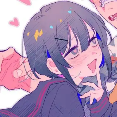 动漫手绘情头一对两张配对高清图片_情侣_头像控