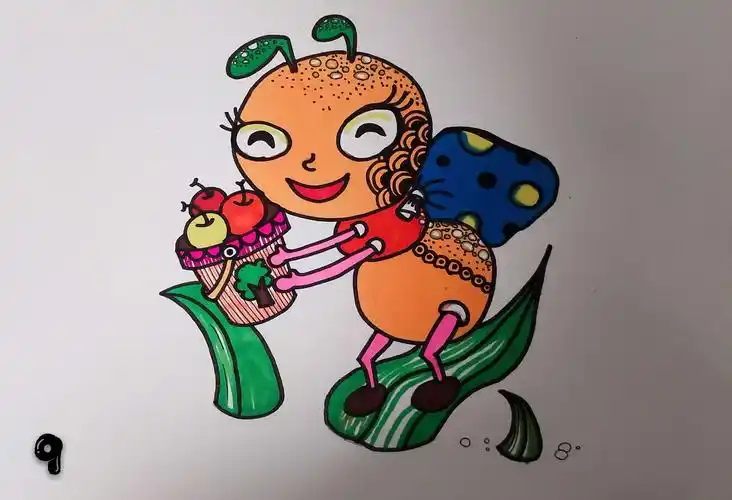 广场路英才学校趣味美术课程(三十三)小蚂蚁