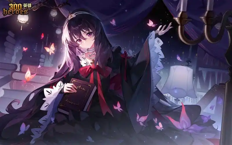 【300英雄新皮肤】帕秋莉-妲丽安,原画好看