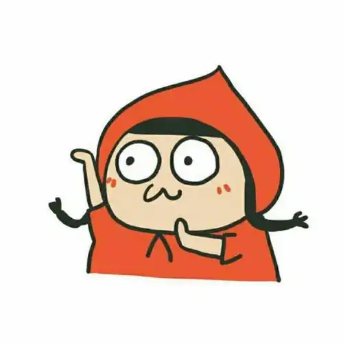 卡通可爱萌萌哒小红帽搞怪情侣头像