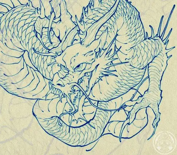 939393#纹身  #画画  #线稿  #procreate绘画  #procreate