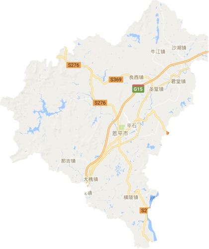 恩平市高清电子地图