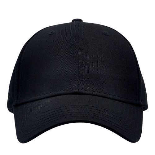 经典纯黑色棒球帽纯棉低调素色遮阳防晒光板无图案鸭舌帽子男女