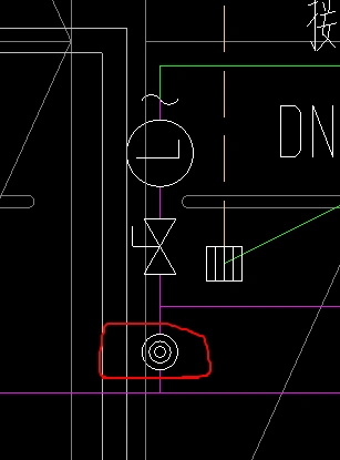 请问图中喷淋系统信号阀和水流指示器后的这个图例是什么?