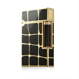 神骏ghorse法国神骏防风朗声打火机个性砂轮实心金属纯黄铜创意充气