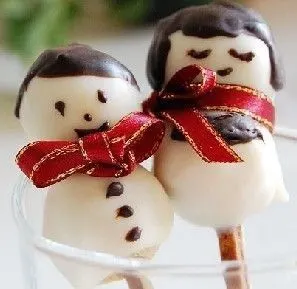 巧克力小雪人
