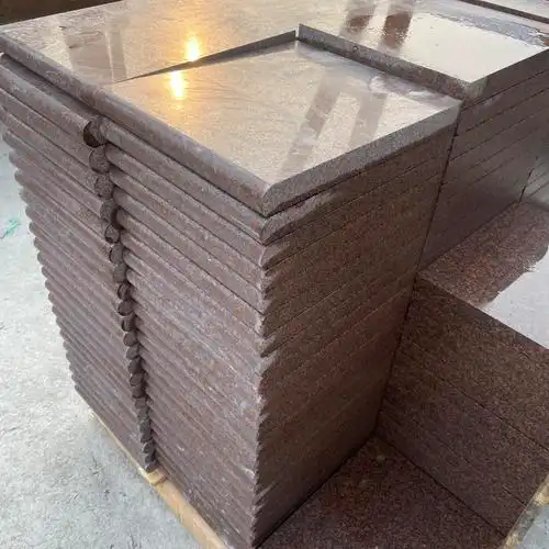 贵妃红光面压顶板材