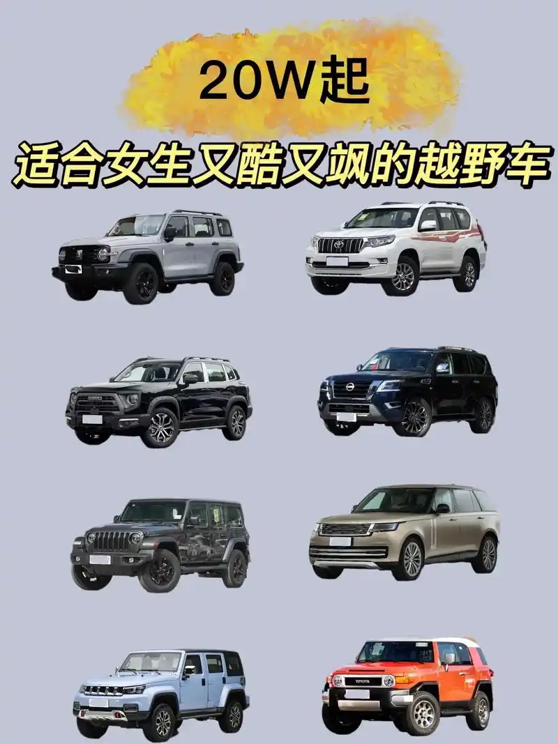 20万起步适合女生的越野车!01坦克300 国产越野车的热门 - 抖音