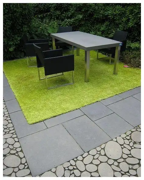 别墅庭院地面铺装材料实例介绍二