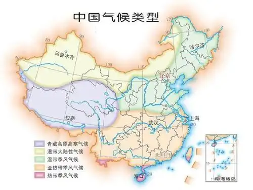 中国地理常用地图