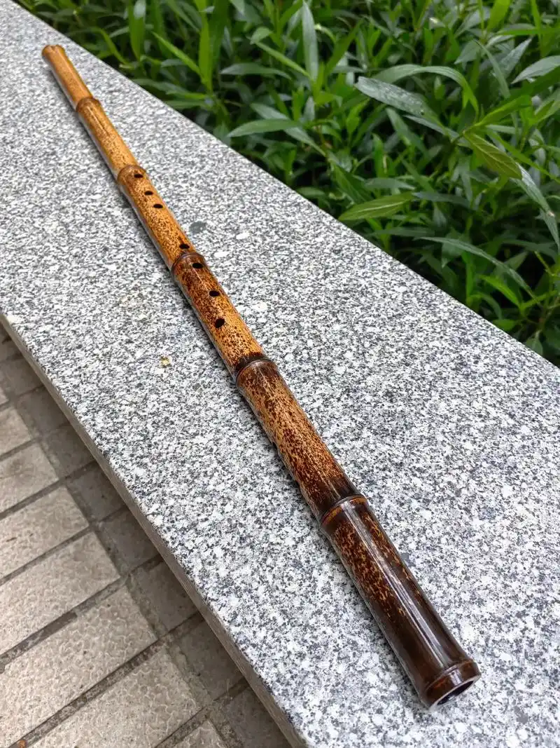 忘忧箫馆 店主亲制 #大漆箫 ,紫竹阴阳黄鳝竹d调正手八孔 - 抖音