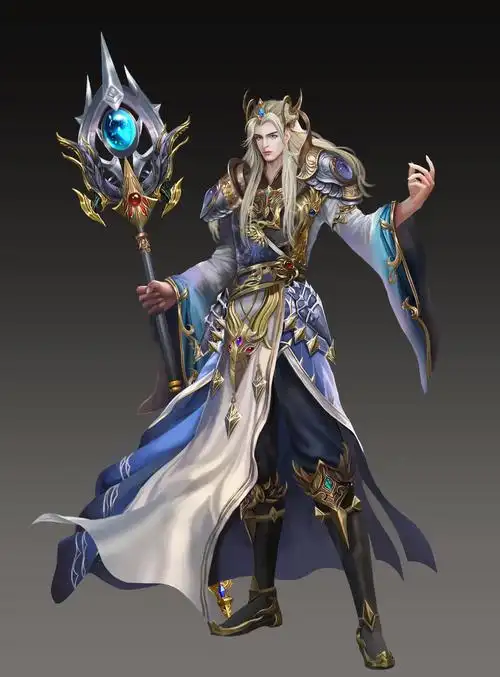 去年波罗平台的一个委托,厚涂男性立绘