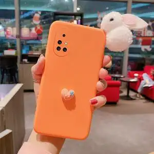 华为nova8手机壳爱心趴趴兔可爱毛绒液态硅胶防摔全包镜头华为nova8se