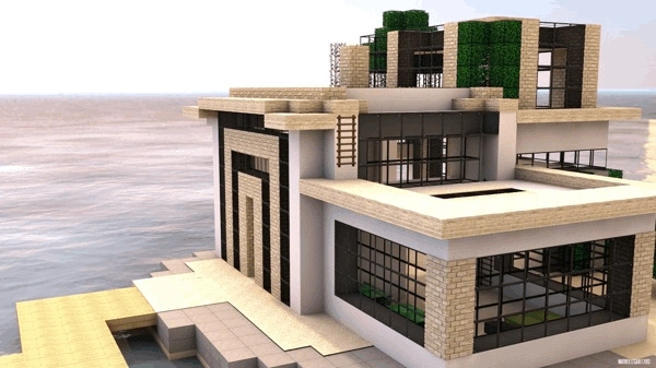 我的世界别墅设计图 我的世界手机版别墅设计入门攻略