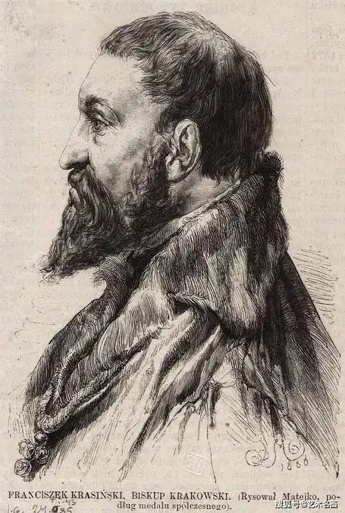 波兰画家马特伊科的素描作品欣赏|艺术名画_世界_风格_内涵