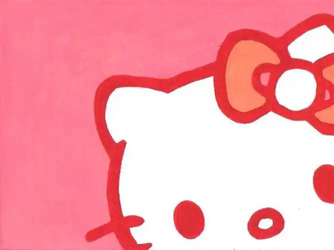hello kitty主题模板ppt